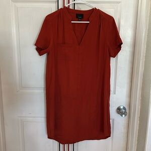 Lumiere dress in burnt orange, size S